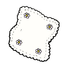 comic cartoon handkerchief N2