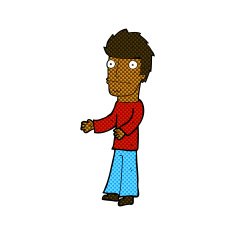 comic cartoon confused man N5