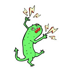 comic cartoon little monster N4