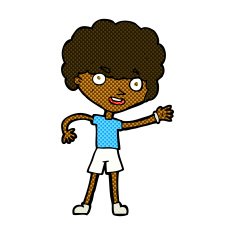 comic cartoon sporty person N2