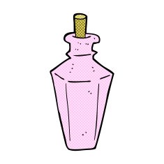 comic cartoon perfume fragrance bottle N2