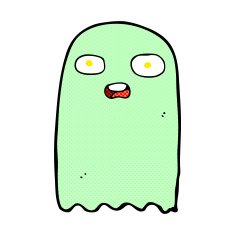funny comic cartoon ghost N15