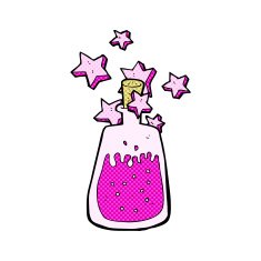 comic cartoon magic potion N3