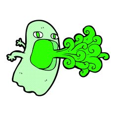 funny comic cartoon ghost N16
