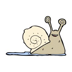 Comic cartoon snail N4 free image download