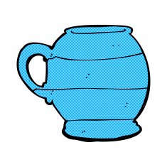comic cartoon old style mug N2
