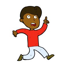comic cartoon boy panicking N4