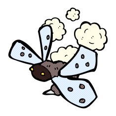 comic cartoon bug N6