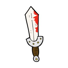 comic cartoon viking sword N2