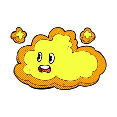 comic cartoon cloud N4