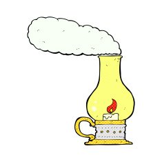 comic cartoon old style lantern