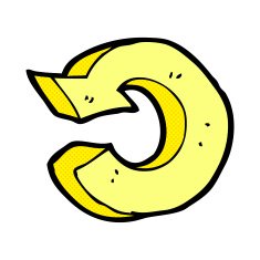 comic cartoon arrow symbol N2