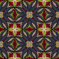 ethnic abstract hand-drawn seamless pattern N68