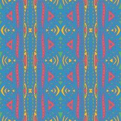 ethnic abstract hand-drawn seamless pattern N69