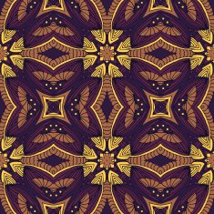ethnic abstract hand-drawn seamless pattern N71