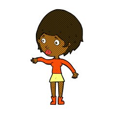 comic cartoon concerned woman reaching out N2