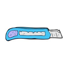 comic cartoon knife N2