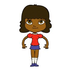 comic cartoon girl N3