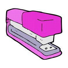 comic cartoon office stapler N2