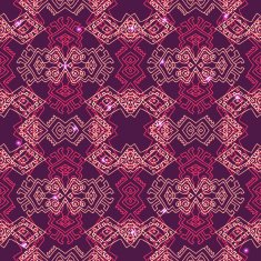 ethnic abstract hand-drawn seamless pattern N84