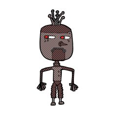 comic cartoon robot N22