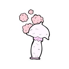 comic cartoon mushroom N9
