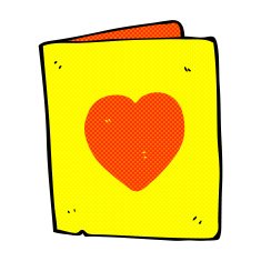 comic cartoon folded card N2
