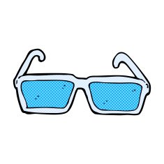 comic cartoon spectacles N7