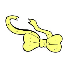 comic cartoon bow tie N11
