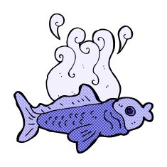 comic cartoon funny fish N6