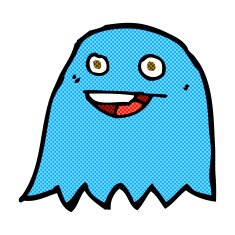comic cartoon ghost N3