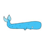 comic cartoon whale N5