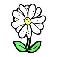 comic cartoon flower symbol N3
