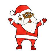 comic cartoon santa claus N25