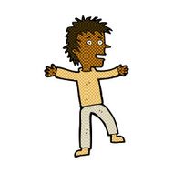 comic cartoon happy man N51