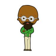 comic cartoon annoyed old man N9