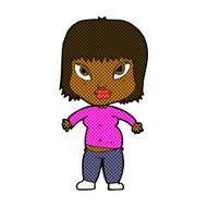 comic cartoon overweight woman N2