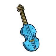 comic cartoon violin N2