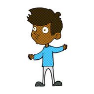 comic cartoon curious boy N6