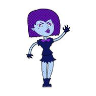 comic cartoon pretty vampire girl N3