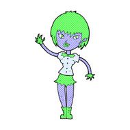 comic cartoon vampire girl N32