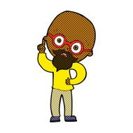comic cartoon old man N4
