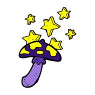 comic cartoon magic toadstool