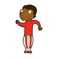 comic cartoon man in loud clothes N2