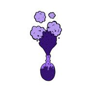 comic cartoon exploding chemicals