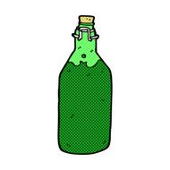 comic cartoon bottle