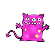 comic cartoon little monster N5