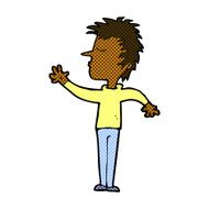 comic cartoon dismissive man N2