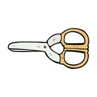 comic cartoon scissors N5