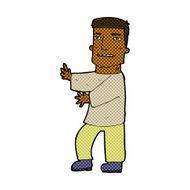 comic cartoon man gesturing N5